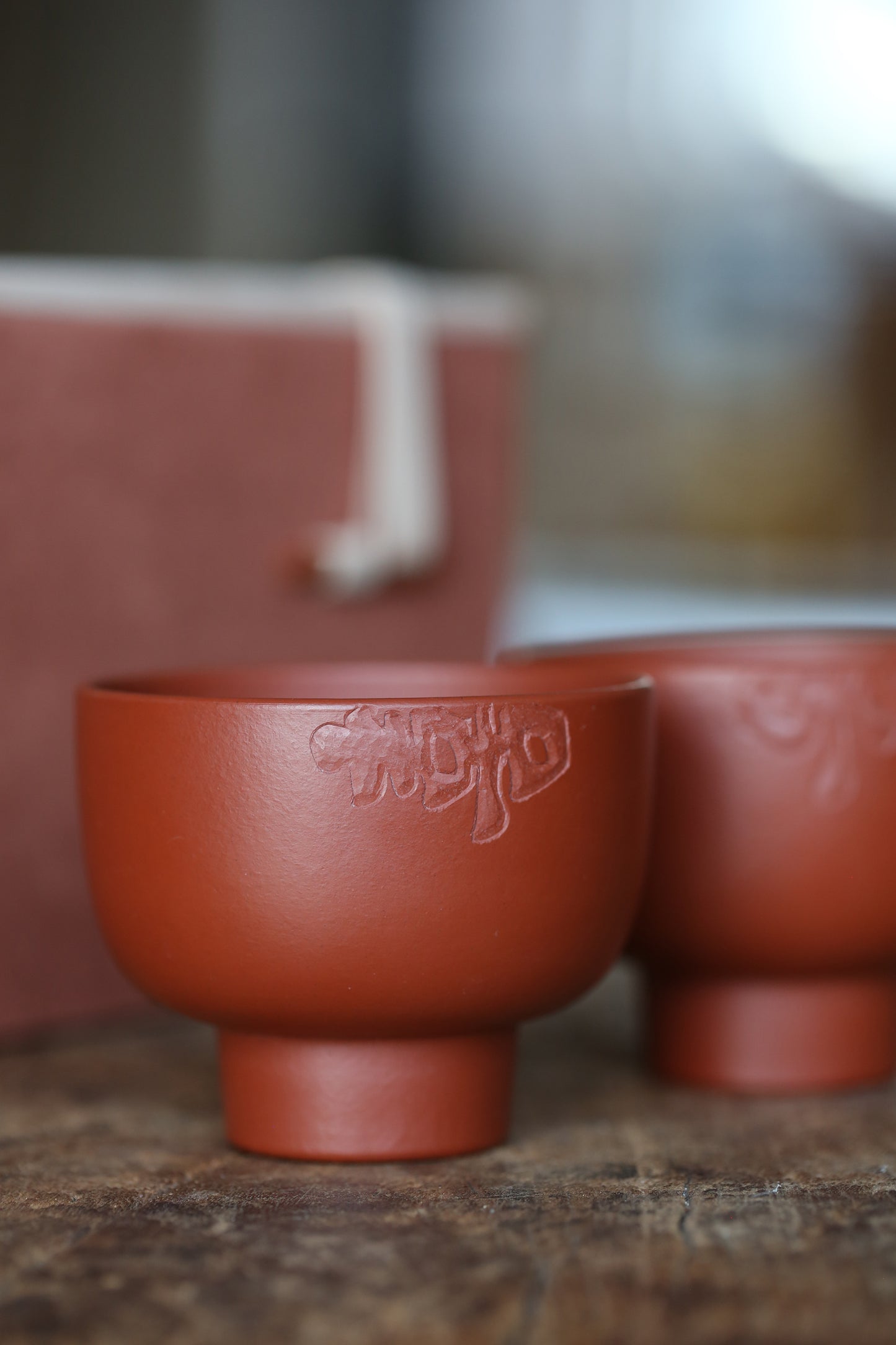 Love Duo Red Clay Teacup