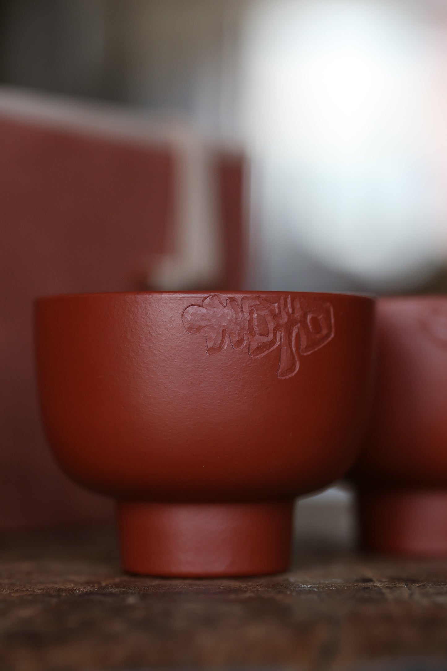 Love Duo Red Clay Teacup